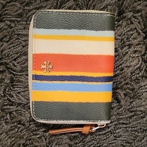 Tory Burch Rainbow Stripe Zip